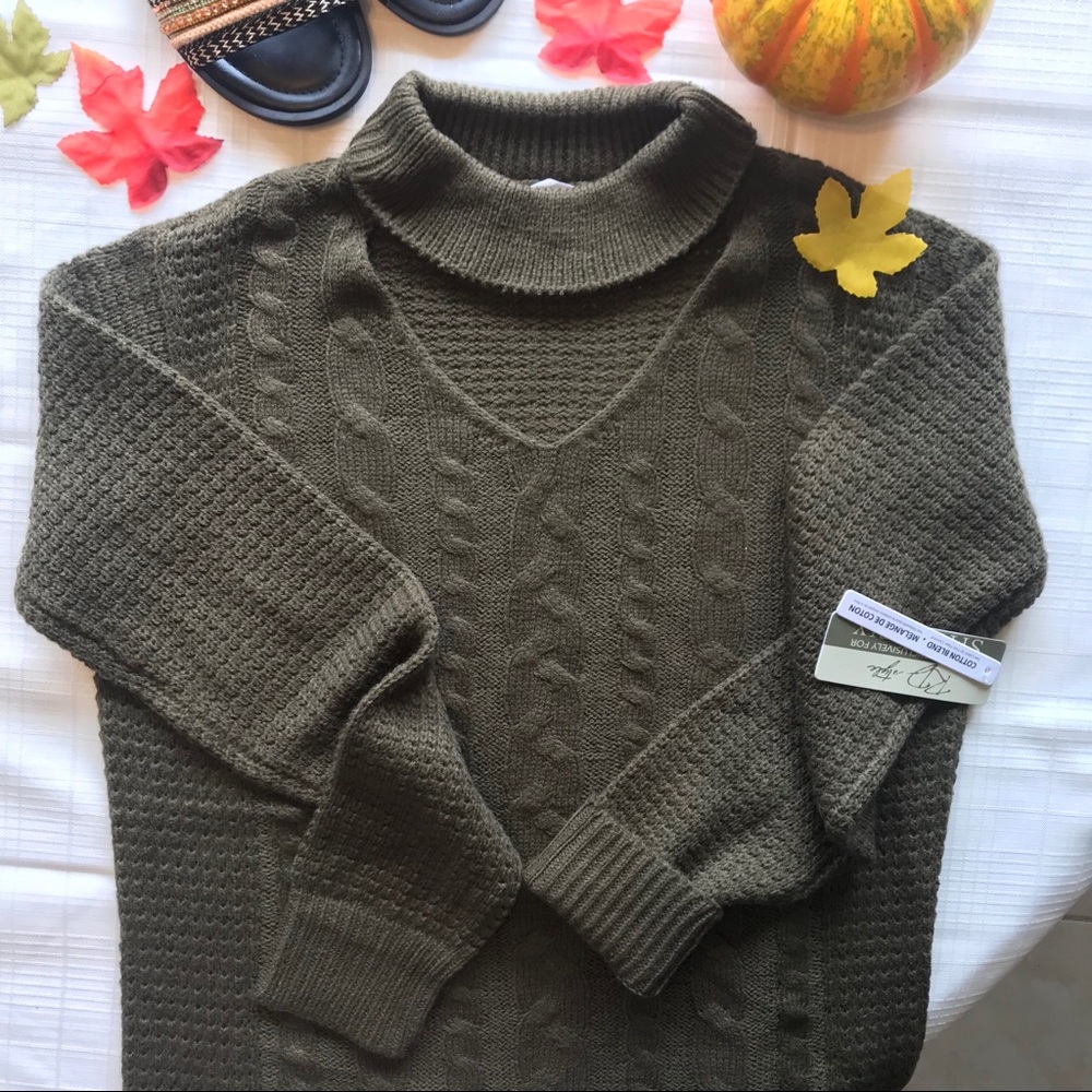 NWT - Forest Green Stitch Fix Sweater